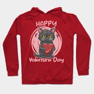 Cat Celebrate Valentine Day Hoodie